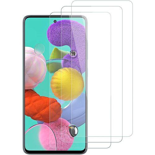 Verre Trempé Pour Samsung Galaxy A71 3 Pièces 9h Dureté Protecteur Écran Transparent Protection Pour Samsung Galaxy A71 Smartphone
