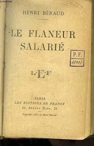 Le Flaneur Salarié.