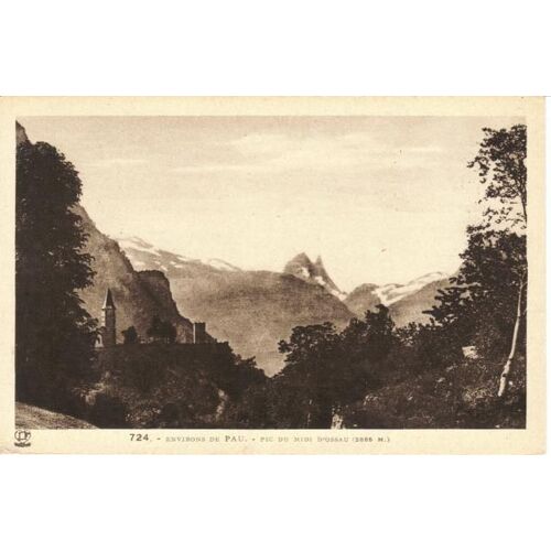 Cpa Pau " Pic Du Midi D'ossau "
