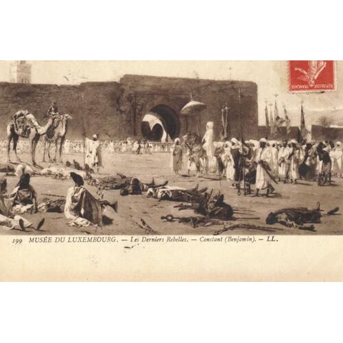 Cpa Paris " Musée Du Luxembourg - Les Derniers Rebelles "