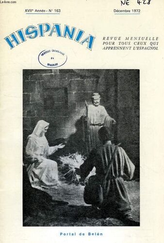 Hispania, Xviie Annee, N° 163, Dec. 1972