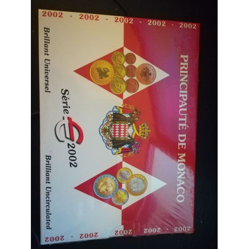 Série Neuve Euros Principauté De Monaco 2002 Jamais Ouvert