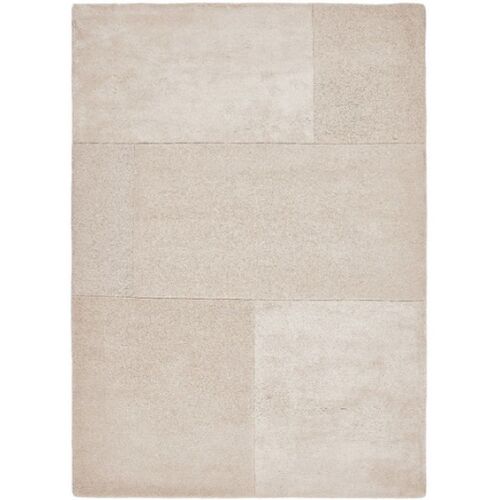 Tapis De Salon Moderne Tufté Main Slate 120x170 Cm Blanc Cassé - Novatrend