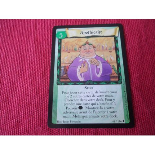Carte Harry Potter Apothicaire 41/116 Peu Commune