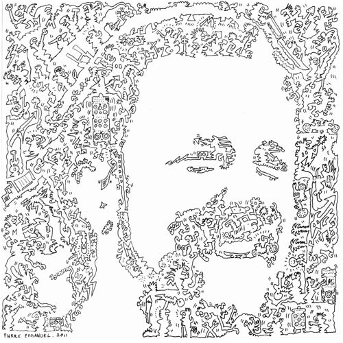 Portrait De James Hetfield, Chanteur Guitariste Metalica Metallica