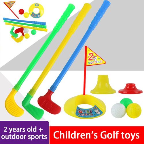 Balançoire Enfants Cadeau Esprit D'équipe Fun Compétition Léger Mini Portable Coloré Loisirs Sport Golf Jouet Ensemble Jeu De Plein Air