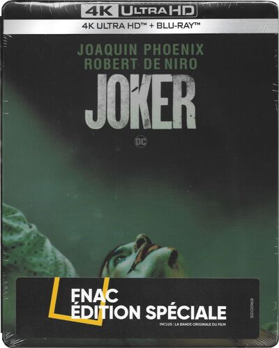Joker - Steelbook Édition Spéciale "Fnac" Blu-Ray + Blu-Ray 4k Ultra Hd + Flyer