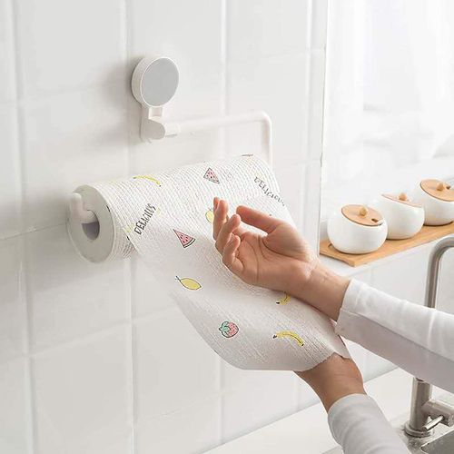 2 Rouleaux Multi-Usages Serviettes De Nettoyage Jetables Modèles Mignons Chiffons De Nettoyage Papier De Soie Pour La Maison Kicthen Papier De Nettoyage