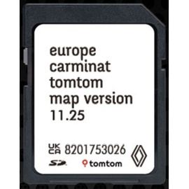 Carte SD Navigation GPS Europe 2024 - 11.25 - Compatible avec Renault TomTom Carminat