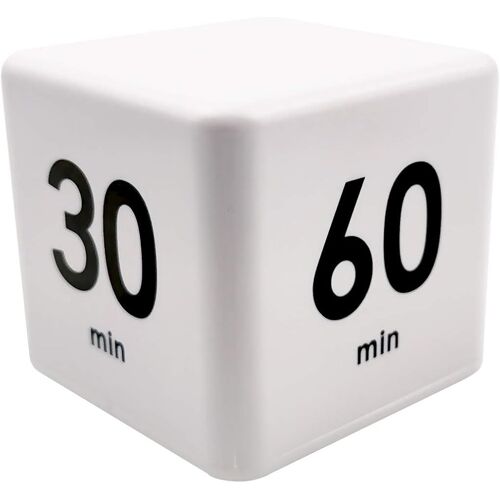 (Blance)Minuteur De Cuisine Pour Enfants, Adapté Au Tdah, Chronométrage Pour L'apprentissage En Classe, Paramètres De Gestion Du Temps 15 20 30 60 Minutes