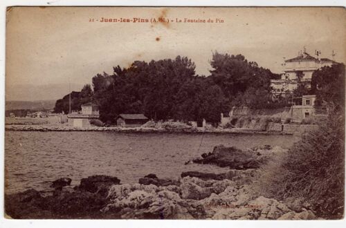 Carte Postale Juan Les Pins Fontaine Du Pin Edition Meriem Cannes