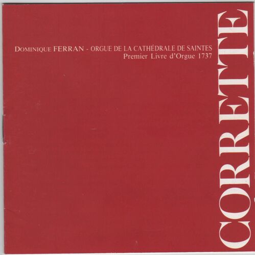 Premier Livre D'orgue (1737) Dominique Ferran.
