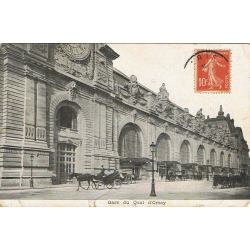 - Gare Du Quai D' Orsay - 1908 - Animée.