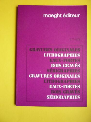 Gravures , Lithographies,Eaux Fortes,Bois Gravés,Sérigraphies