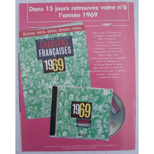 Les Plus Belles Chansons Françaises - 1968 : Claude François, Jacques Dutronc, Mireille Mathieu...