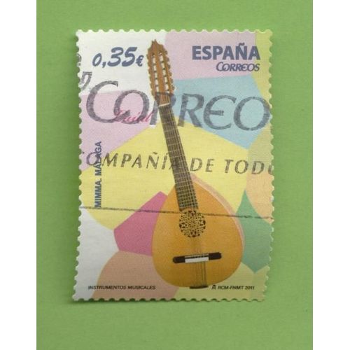 Timbre Oblitéré Used Stamp Selo Carimbado Mimma Malaga Laud 0,35 Euro Correos Espagne Spain 2011