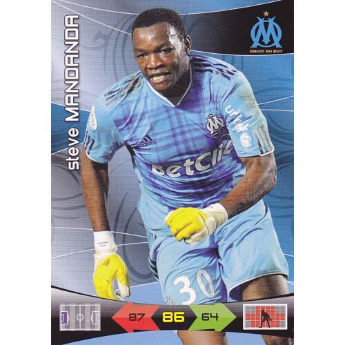 Panini Foot 2011 Adrenalyn Xl - Steve Mandanda N°136 Carte Top Gardien ¿ Marseille