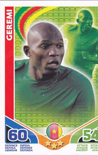 Match Attax Geremi Cameroun