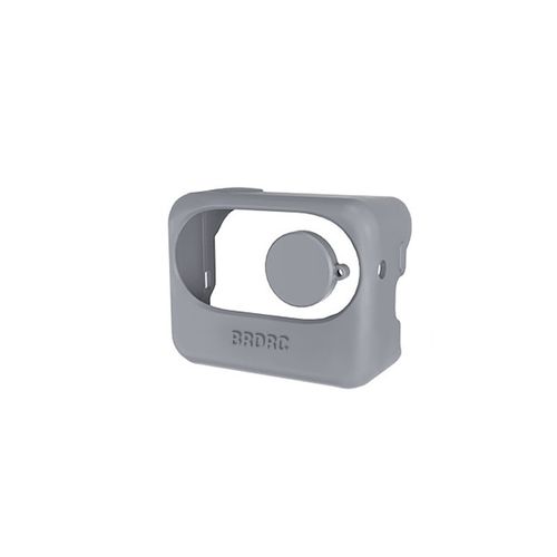 Étui en silicone pour appareil photo et capuchon d'objectif pour Insta360 GO 3 Gris