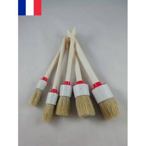 10 Gros Pinceaux Ronds Peinture Coins Mur Plafond Bricolage 1,5 / 2 / 2,5 / 3 / 3,5 cm