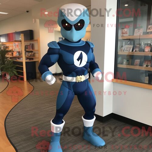 Costume De Mascotte Redbrokoly De Clown Maléfique Noir Habillé D Un T-Shirt Henley Et D Un Porte-Monnaie