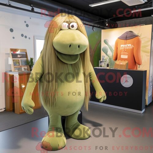 Costume De Mascotte Redbrokoly De Lama Turquoise Personnage Habillé D Un Sweat-Shirt Et D Une Épinglette