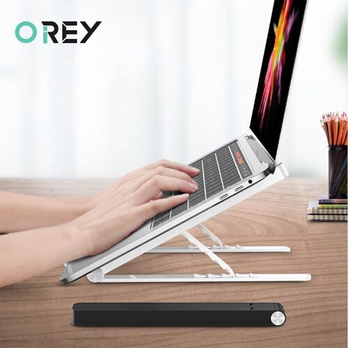Support d'ordinateur portable pour MacBook Pro Support pour ordinateur portable pliable en plastique gel de silice Support de tablette Support pour ordinateur portable Support pour ordinateur portable