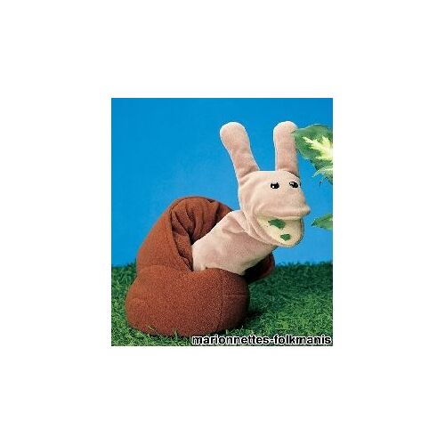 Peluche Marionnette Escargot Folkmanis (30 Cm)