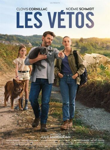 Les Vétos - Véritable Affiche De Cinéma Pliée - Format 120x160 Cm - De Julie Manoukian Avec Noémie Schmidt, Clovis Cornillac, Carole Franck - 2019