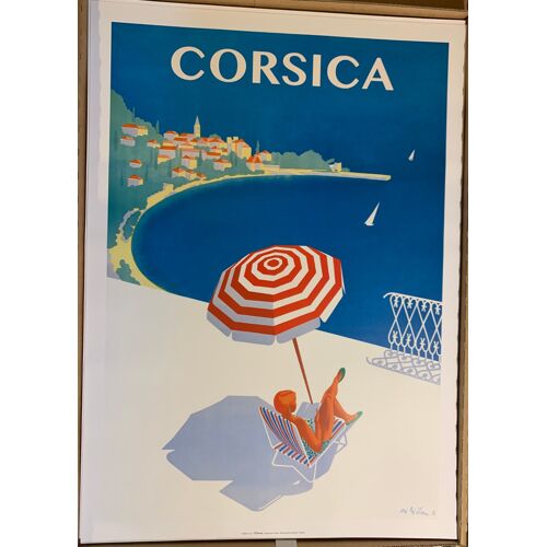 Transat Corsica - Corse - 50x70cm - Affiche / Poster - Envoi En Tube