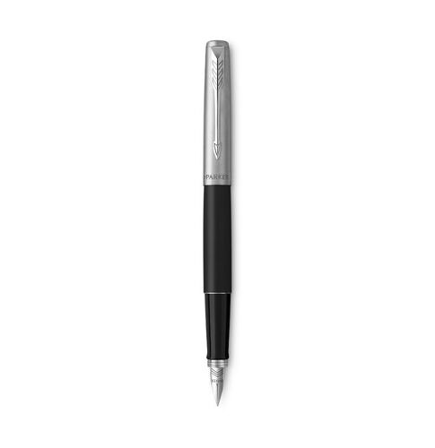 Parker Jotter Stylo-Plume Noir Et Acier Inoxydable