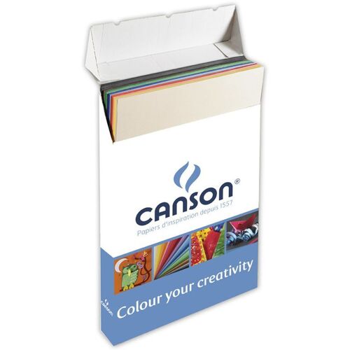 Canson Colorline 50x70 Papier D'art 25 Feuilles