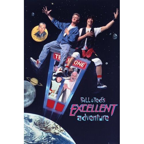 Bill And Ted - Excellent Adventure - 61x91,5cm - Affiche / Poster Envoi En Tube