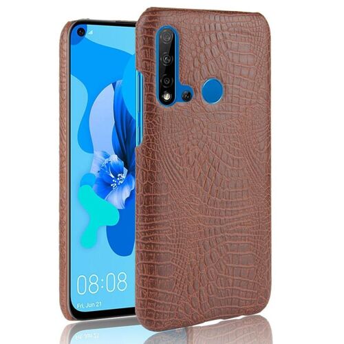Classique Élégant Étui Pour Huawei P20 Lite 2019/Nova 5i Compatibilité Mode Classique D'alligator Anti Éraflure Housse De Protection - Le Brun