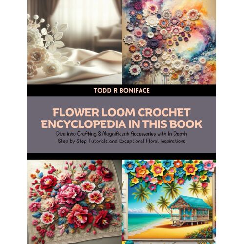Flower Loom Crochet Encyclopedia In This Book: Dive Into Crafting 8 Magnificent Accessories With In Depth Step By Step Tutorials And Exceptional Floral Inspirations