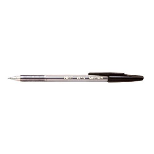 Pilot Bp-S Noir Stylo À Bille Moyen 12 Pièces