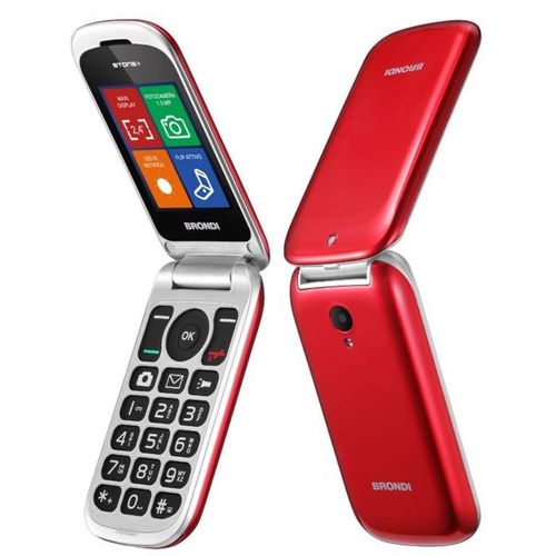 Téléphone Brondi Stone+ 2.4" Double SIM 2G Rouge