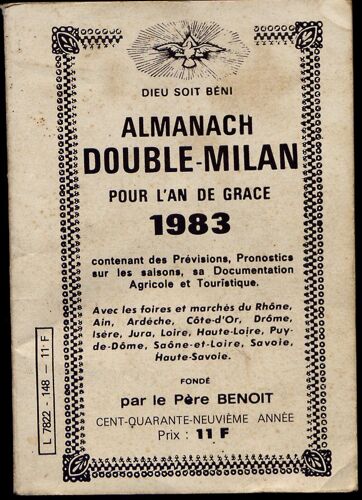 Almanach Double Milan 1983  - N° 148