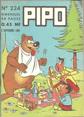 Pipo N° 224 ( Bimensuel ) : " Séraphin Apprend L'art De La Photographie "