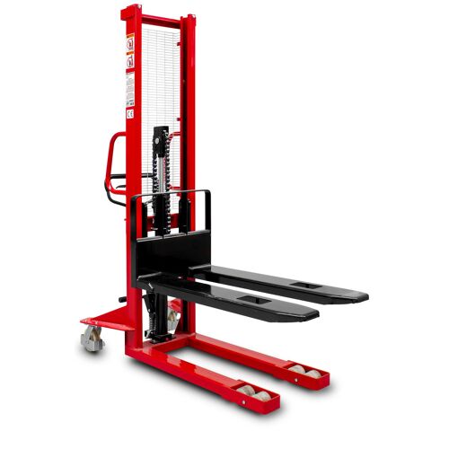 Gerbeur manuel 1000kg hauteur de levage 1600mm mât simple MW Tools MS1016