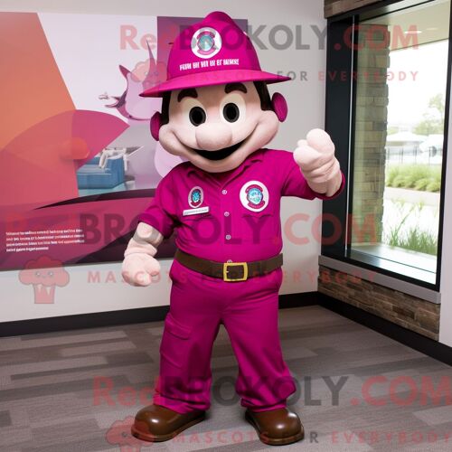 Costume De Mascotte Redbrokoly De Navy Seal Turquoise Habillé D Un Manteau Et D Écharpes