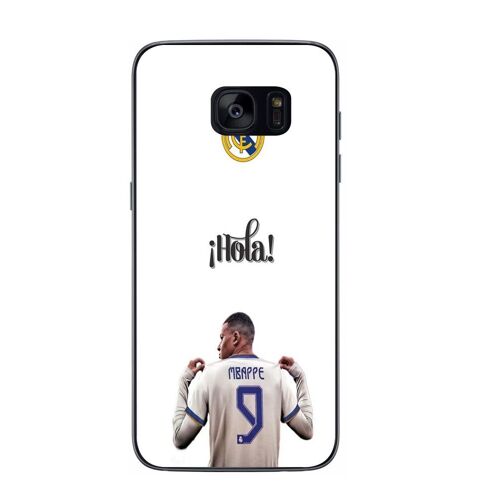 Coque Samsung Galaxy S7 Edge Kylian Mbappe Real Madrid 9 Hola