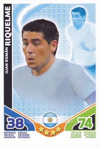 Match Attax Juan Roman Riquelme Argentine