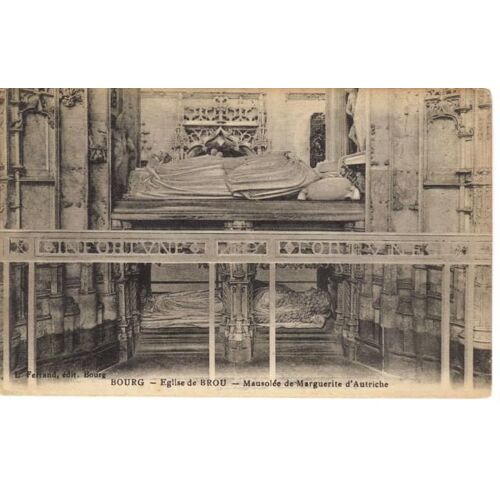 Cpa Bourg En Bresse ' Eglise De Brou - Mausolée De Marguerite D¿Autriche '