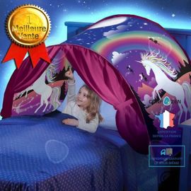 Confo Dream Tents - Kids Pop Up Tente De Lit ,Tentes De Rêve Cadeau De Noël Pour Enfants + 20 Led Étoiles Chaîne De Lumières