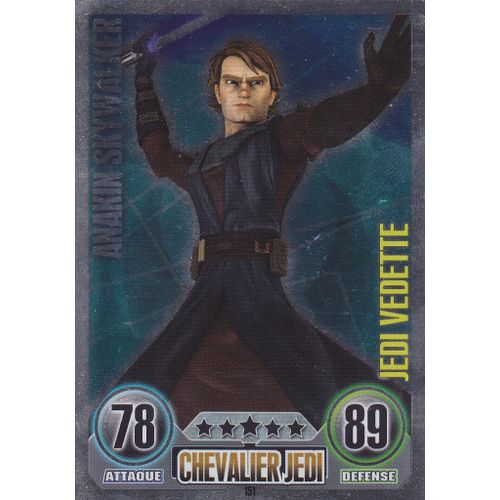 Force Attax N°151 Anakin Skywalker Jedi Vedette