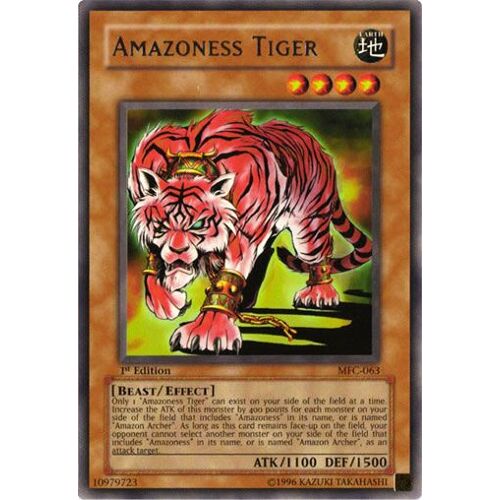 Carte Yu-Gi-Oh! // Amazoness Tiger // Mfc-063 // Rare // Anglais