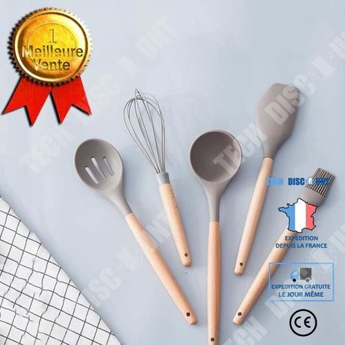 Td® Ensemble D'ustensiles De Cuisine En Silicone À Haute Température Outils Et Amélioration De L'habitat