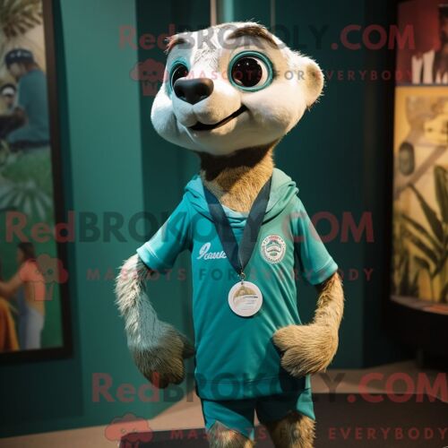 Mascotte Redbrokoly De Harpe Celtique Orange Costume De Personnage Habillé D Un Blazer Et De Montres