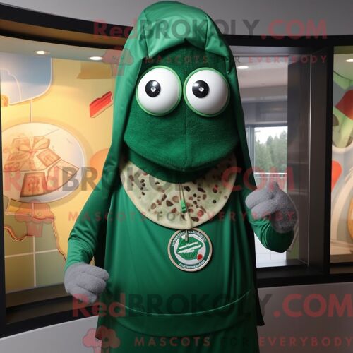 Costume Mascotte Redbrokoly D Âne Crème Personnage Habillé D Un Manteau Et D Un Bracelet De Montres